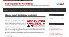 Desktop Screenshot of geld-verdienen-mit-nischenblog.de